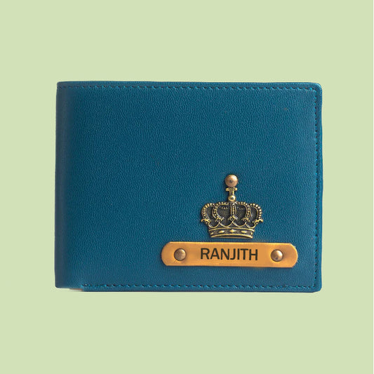 Personalised Mens Wallet with Charm